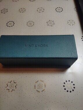 Anna Sui Teal Textured Eyeglass or Jewelry Box